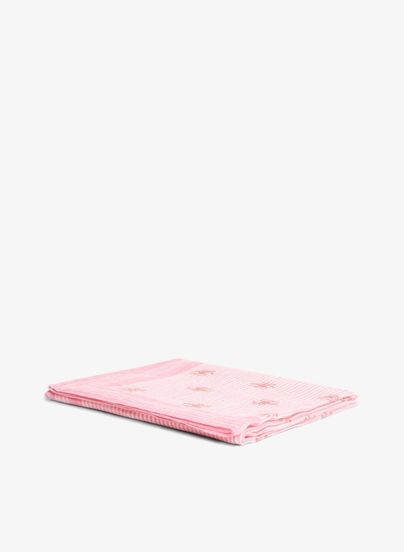 TOMMY HILFIGER Pure Linen Repeat Logo Square Scarf - Image 3
